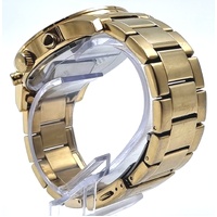 Guess W0668G8 Atlas Gold Stainless Steel Chronograph Black Dial Mens Watch