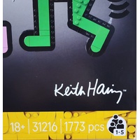LEGO Art 31216 Keith Haring Dancing Figures 1773pcs for Ages 18+ New