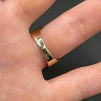 Ladies 9ct Yellow Gold Diamond Cross Over Ring