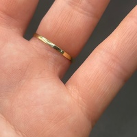 Ladies 9ct Yellow Gold Purple Gemstone Ring