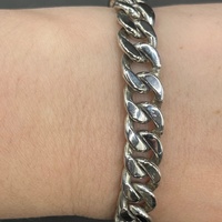 Mens 925 Sterling Silver Curb Link Bracelet