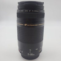 Canon EF 75-300mm f/4-5.6 II Ultrasonic Zoom Lens Sharp Zoom for DSLR