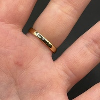 Ladies 9ct Yellow Gold Blue Gemstone and Diamond Ring