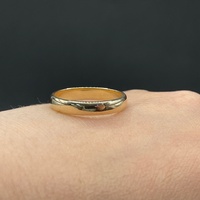 Mens 9ct Yellow Gold Plain Wedding Band Ring