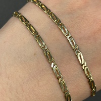 Unisex 14ct Yellow Gold Birdseye Link Necklace