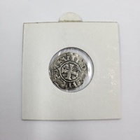 Medieval France Anjou Foulques V Denarius Silver Coin Angers Boudeau 153