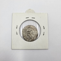 Medieval Armenian Silver Coin Levon I AR Tram AD 1199-1219 Lion Throne