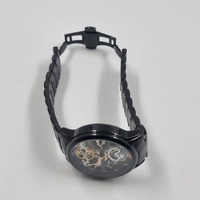 Thomas Earnshaw Longitude Automatic Skeleton Watch Black Mens 5ATM