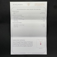 Ladies 18ct Rose Gold Cable Link Chain & Pink Sapphire Infinity Pendant