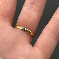 Ladies 18ct Yellow Gold Red Gemstones and Diamonds Ring