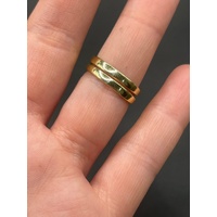 Ladies 18ct Yellow Gold 2 Ring Set Diamond Rings