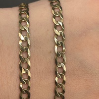 Unisex 9ct Yellow Gold Curb Link Necklace