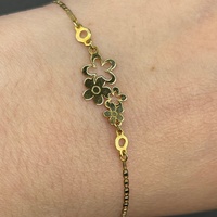 Child's 18ct Yellow Gold Anchor Link Bracelet