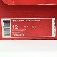 Nike Air Max 95 Essential Pure Platinum Black Navy 749766-026 Size US 12