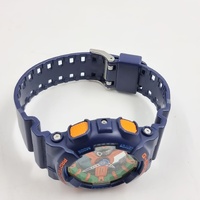 Casio G-Shock GA-110FC-2AJF Navy Blue Orange Green Analog Digital Watch