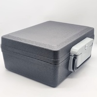 Safe Box Black Security Safe 2 Keys Portable Lockable Home Office Box