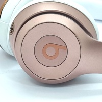 Beats Solo3 Wireless Bluetooth On-Ear Headphones A1796 Rose Gold with Case