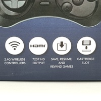 AtGames SEGA Genesis Flashback Console FB3680 2x Wireless Controllers