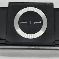 Sony PlayStation PSP-1002 Black Handheld Console with Charger and Case