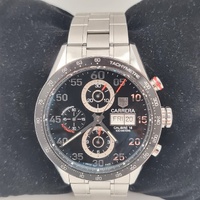 TAG Heuer Carrera CV2A10 Black Dial Mens Automatic Chronograph Watch