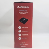 Dimplex DreamEasy Micro Fleece Heated Throw DHEBHTCG Size 180cmx130cm