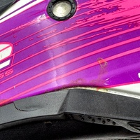 O'Neal Five Series Distortion Motocross Helmet Pink White Size Youth SM