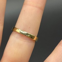 Ladies 18ct Yellow Gold Natural Diamond Band Ring