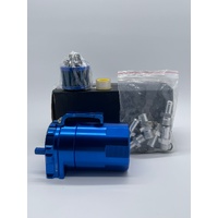 Universal Car Oil Catch Can Tank Aluminum Blue