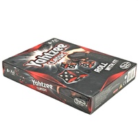 Hasbro Gaming Yahtzee Classic Board Game 5 Dice Shaker 80 Cards