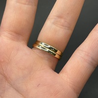 Ladies 9ct Yellow Gold Diamond Ring Set