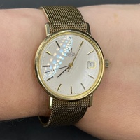 Mens 9ct Yellow Gold 1974 Omega Automatic Watch