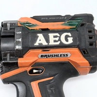 Large View AEG BSB18BL 18V 13mm Brushless Fusion Hammer Drill 5.0Ah Battery and Charger
