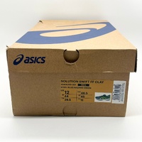 Large View Asics Solution Swift FF Clay Mens Tennis Shoes 12 Steel Blue Green 1041A299-401