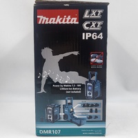 Makita DMR107 AM/FM 18V Jobsite Radio Skin Only No Antenna