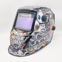 UNIMIG Chaos Auto Darkening Welding Helmet XA-1122E Shade 4/9-13 4 Arc Sensors