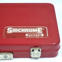 Sidchrome Proto 40Pc 1/2 Inch Drive Metric and A/F Socket Set 10-32mm