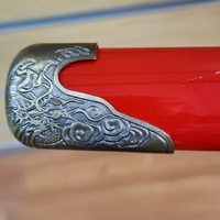 Samurai Katana Sword 30 Inch Blade Dragon Tsuba 2 Handed Sharp Handle