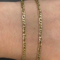 Unisex 14ct Yellow Gold Birdseye Link Necklace