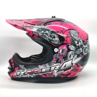 RXT Racer 4 Kids Motocross Helmet XS Magenta Youth Dirt Bike MX Gear A-717K
