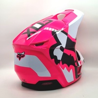 FOX V1 Lux Youth Motocross Helmet XS Pink Shield MIPS Dirt Bike Kids