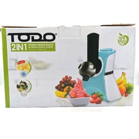 TODO 2 in 1 Frozen Fruit Dessert Maker and Electric Salad Chopper T-SDM02S