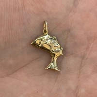 Ladies 9ct Yellow Gold Nefertiti Head Pendant