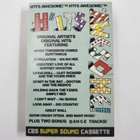 H'its Awesome '86 Cassette Tape Various Artists 1986 Retro Music