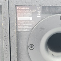 Panasonic SA-UX100 Mini Stereo System Bluetooth USB CD Radio Remote Power Cable