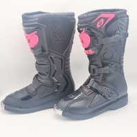 O'Neal 2017 MX Rider Pro Women Boots Black Pink US 7 EU 37 Motocross