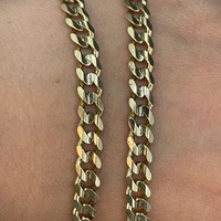 Unisex 9ct Yellow Gold Curb Link Necklace