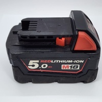 Milwaukee M18 18V RedLithium-Ion 5.0Ah Extended Capacity Battery Pack M18B5