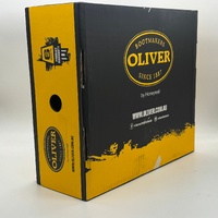 Oliver 55332Z Steel Cap Lace Up Zip Sided Mid Cut Wheat Safety Boots Size 9