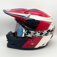 Bell Moto 9 Flex 3K Carbon MX Helmet Large with Oakley Troy Lee Goggles