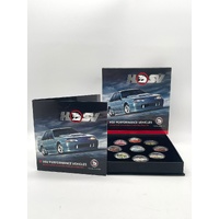 HSV Coin Collection 9 Genuine Australian Pennies Black Nickel Set